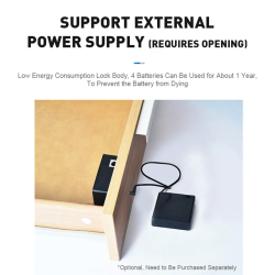 GS-CTS09 Skjult smart skabs- og skuffels (Smartphone app)