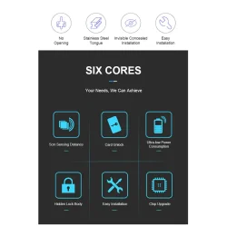 GS-CTS09 Skjult smart skabs- og skuffels (Smartphone app)