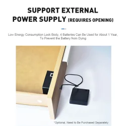 GS-CTS09 Skjult smart skabs- og skuffels (Smartphone app)