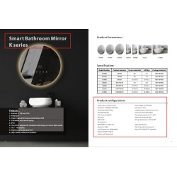 Smart badevrelsesspejl