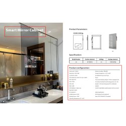 Smart badevrelsesspejl