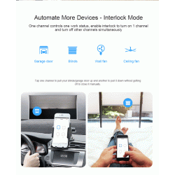 SONOFF 4CHPROR3 4-vejs Wi-Fi Smart Switch med RF kontrol