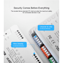 SONOFF 4CHPROR3 4-vejs Wi-Fi Smart Switch med RF kontrol