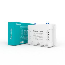 SONOFF 4CHPROR3 4-vejs Wi-Fi Smart Switch med RF kontrol