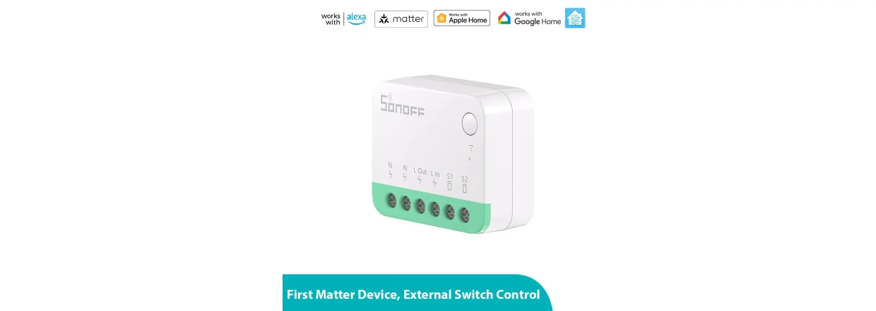 SONOFF's First Matter Device - MINIR4M er nu officielt lanceret!