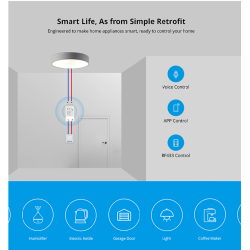 SONOFF RFR2 - WiFi trdls smart switch med RF-modtager