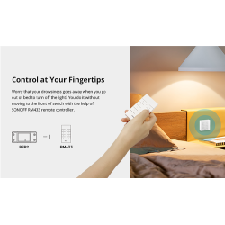 SONOFF RFR2 - WiFi trdls smart switch med RF-modtager