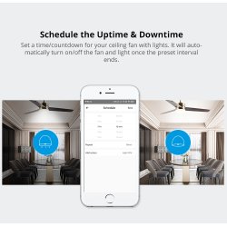 SONOFF iFan04-H Wi-Fi Ceiling Fan And Light Controller