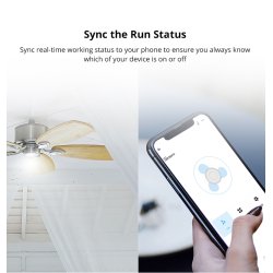 SONOFF iFan04-H Wi-Fi Ceiling Fan And Light Controller