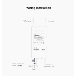 SONOFF iFan04-H Wi-Fi Ceiling Fan And Light Controller