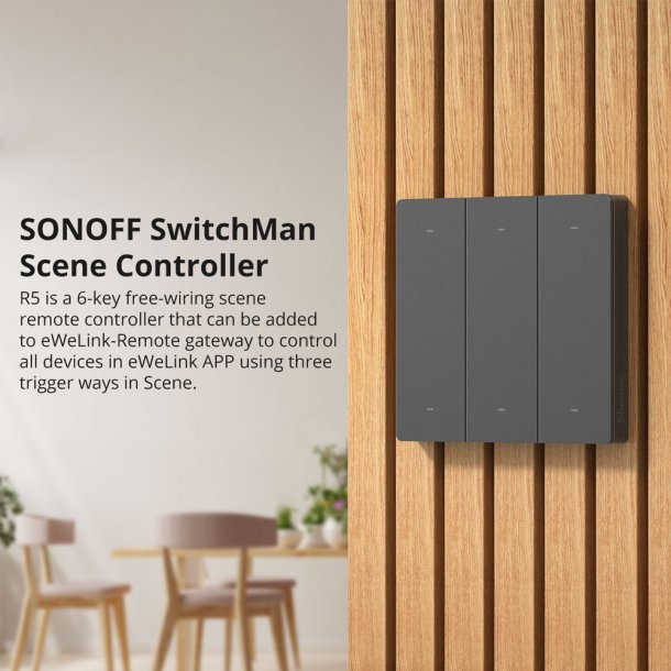 SONOFF SwitchMan R5W Scene Controller (Hvid)