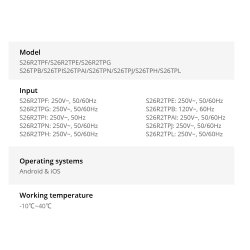 SONOFF  S26R2TPF WiFi  Smart  Plug (Type EU/DE)