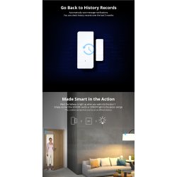 SONOFF DW2-RF - 433MHz RF trdls dr-/vinduessensor