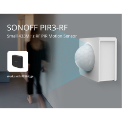 SONOFF PIR3-RF - 433MHZ RF PIR bevgelsessensor