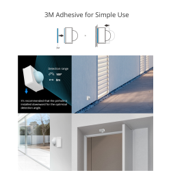 SONOFF PIR3-RF - 433MHZ RF PIR bevgelsessensor