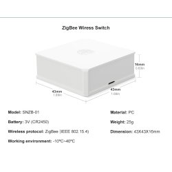 SONOFF SNZB-01 - Zigbee Wireless Switch
