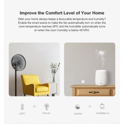 SONOFF SNZB-02 - Zigbee temperatur- og fugtighedssensor