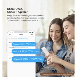 SONOFF SNZB-02 - Zigbee temperatur- og fugtighedssensor