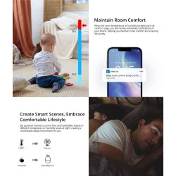 SONOFF SNZB-02P Zigbee temperatur- og fugtighedssensor