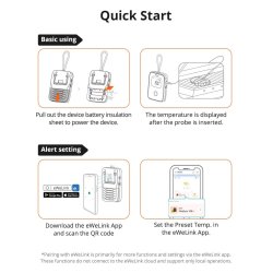 BBQ Meat Thermometer Probe Sensor | MPS01 (2 Packs)